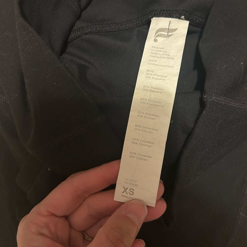 Maternity Black Fabletics Leggings - Picture 5 of 5
